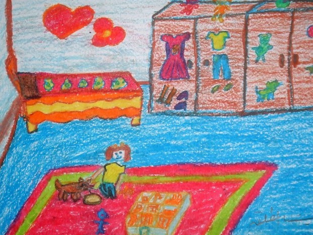 13 La chambre des enfants, Christina 12 ans