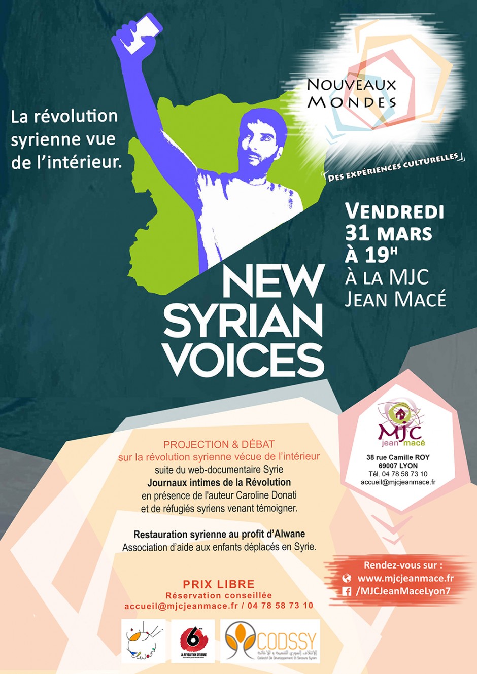 Affiche - Projection Syrie - Nouveaux Mondes - WEB-3
