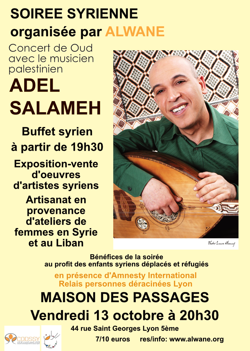 Concert de oud avec le musicien palestinien Adel Salameh