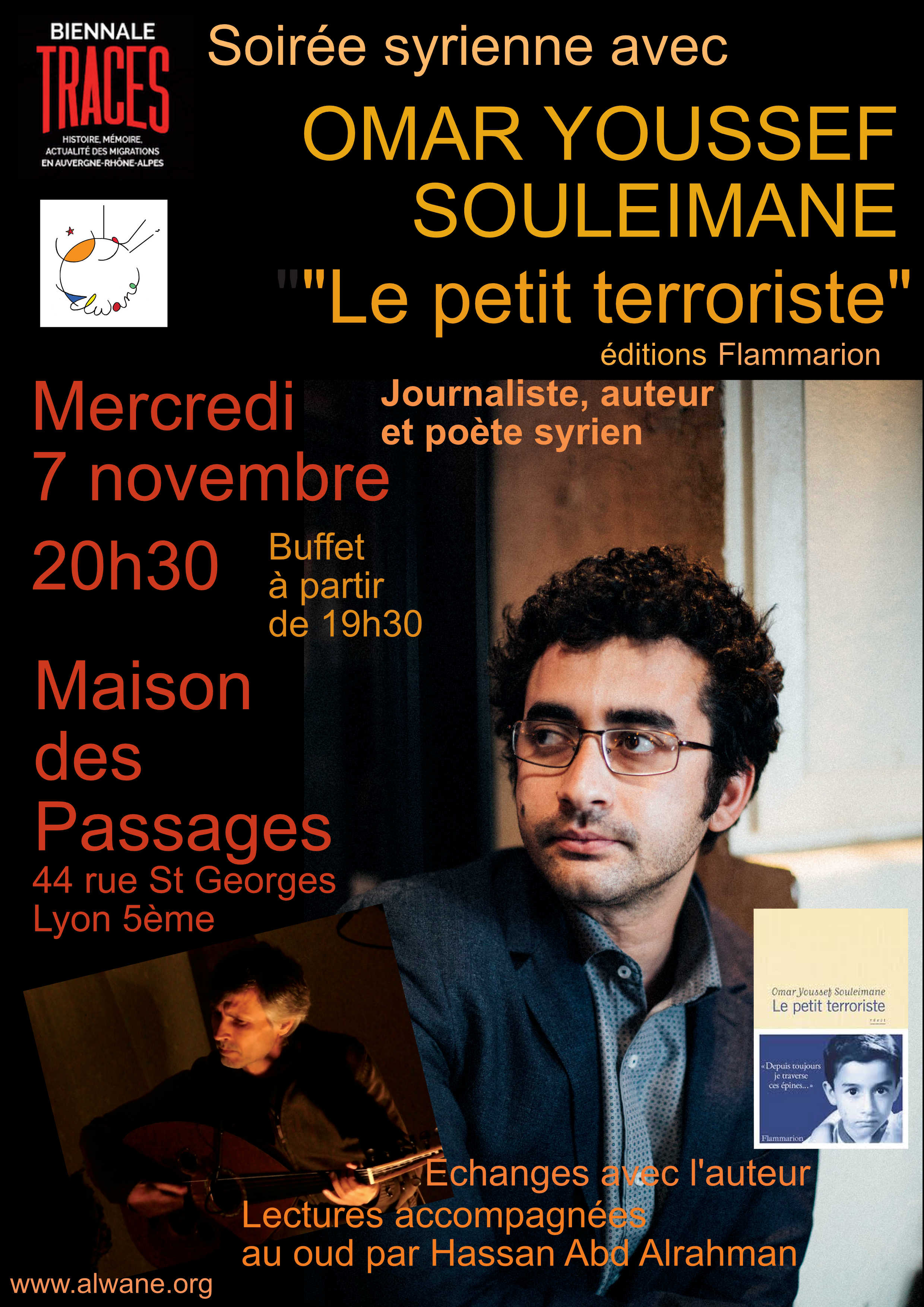 Une soirée avec Omar Youssef Souleimane, journaliste, auteur et poète syrien