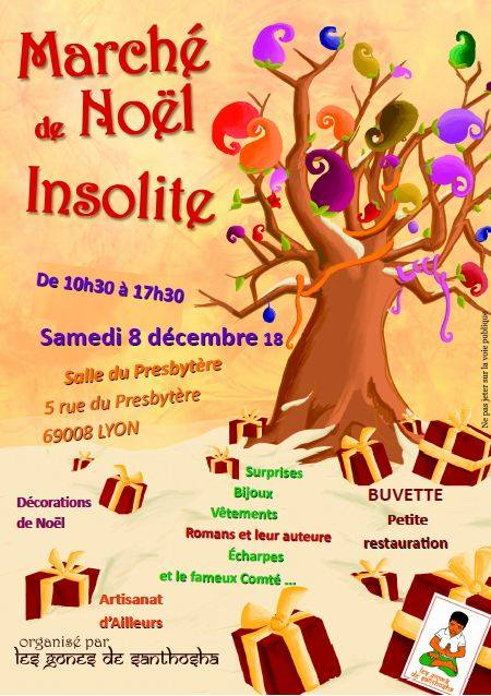 Marché de Noël insolite avec l'association "Les Gones de Santhosha"