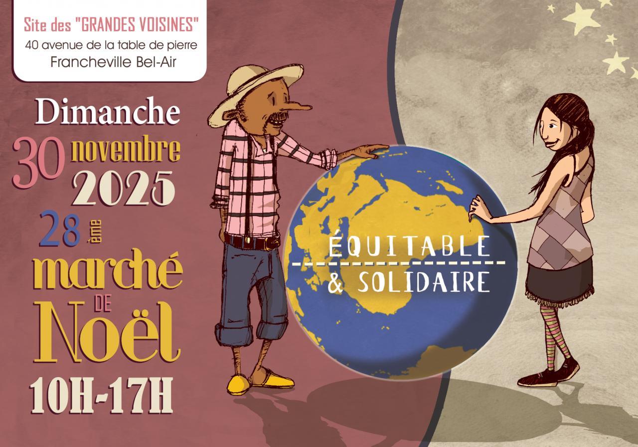 Marché de Noël équitable et solidaire aux Grandes Voisines